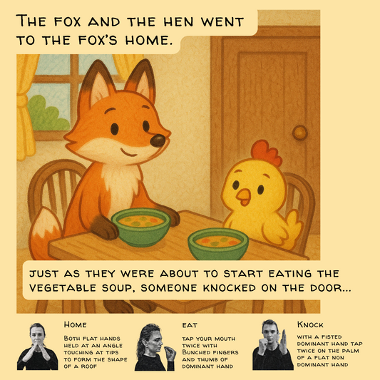 A Hen, a Fox, a Lion and a Police Officer